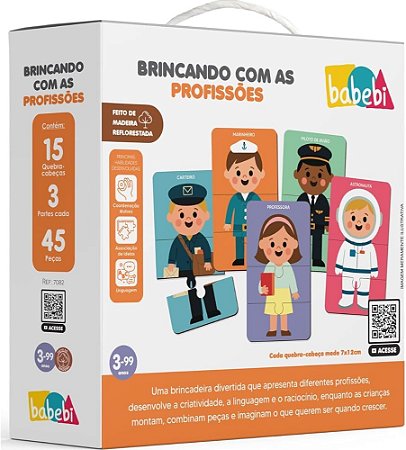 Brincando com as profissões