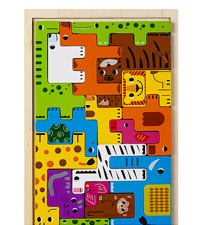 Quebra-cabeça fundo do mar montessori