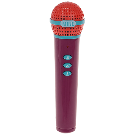 Brinquedo microfone meu ritmo cor: roxo
