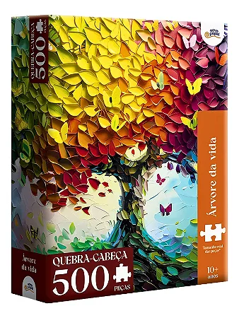 Quebra Cabeça 500 Peças Árvore Da Vida