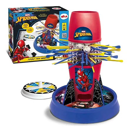 Jogo tira varetas homem aranha