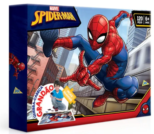 Quebra Cabeça Grandão Spider Man 2396 - Toyster