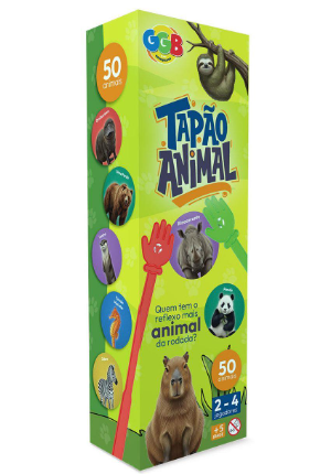 Jogo Tapão Animal! 50 Discos - Ggb Plast