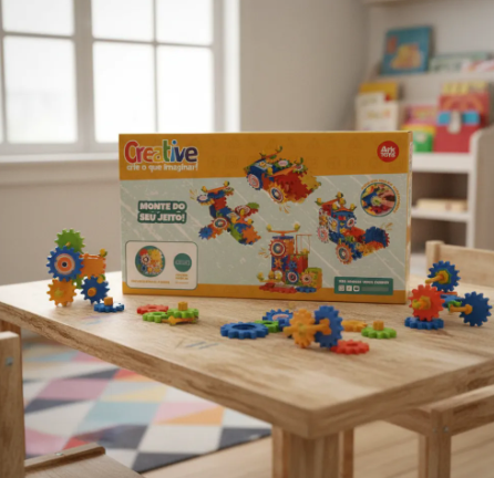 Brinquedo De Montar Engrenagens Creative Ark Toys