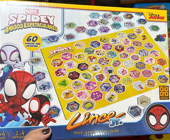 Jogo Lince Junior Spidey Infantil Marvel