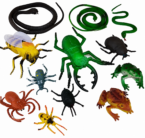 Kit Animal Repteis E Insetos