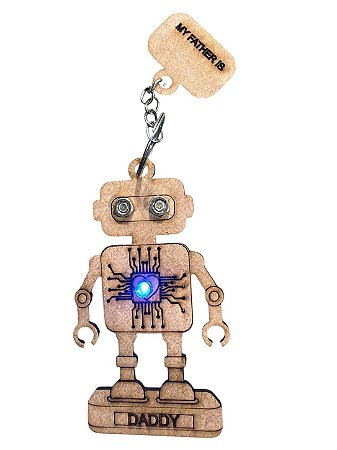Chaveiro robô Daddy