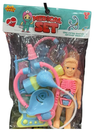Brinquedo De Médico Corpo Humano Profissões Cirurgia Órgãos