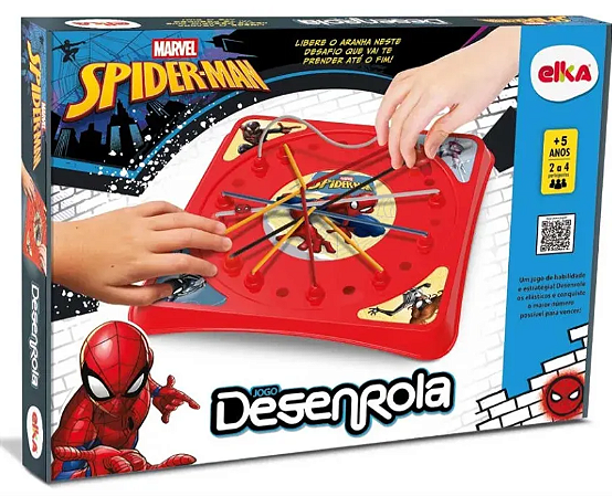 Jogo de Tabuleiro Desenrola Spider-Man