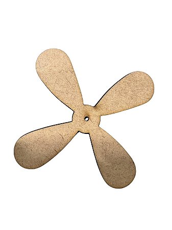 Helice MDF 2.8 mm com 7 cm de diâmetro para motor DC