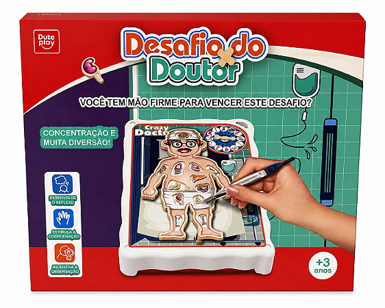 Jogo Infantil Desafio do Doutor – Teste Sua Paciência e Coordenação!