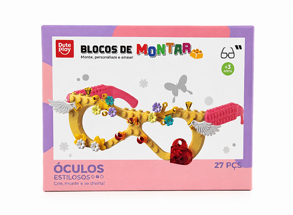 òculos estilosos - Bloco de montar