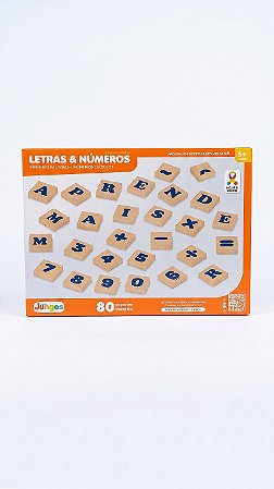Letras & Números (80 peças) da marca Junges