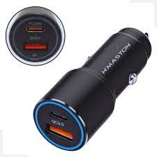 Carregador Veicular 1 Usb-PD20W+ 1 Usb-Qc3.0 18W H´Maston