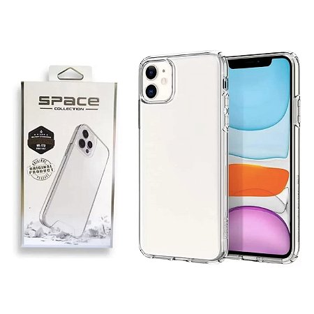 Capa Capinha Clear Case Space Rígida Anti Amarelamento Resistente Para iPhone 11