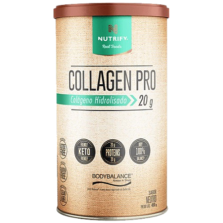 Collagen Pro Neutro/450g Colágeno Body Balance - Nutrify