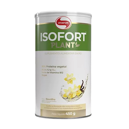 Isofort plant - 450g baunilha - Vitafor