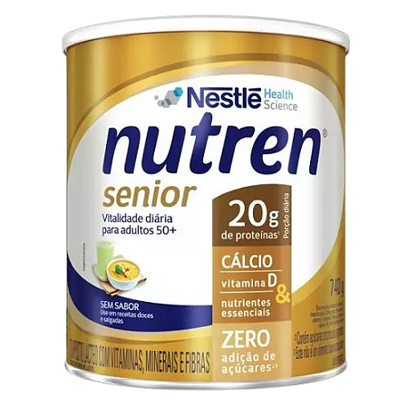 Nutren senior sem sabor/lata 740g - Nestle
