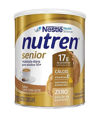 Nutren senior café com leite/lata 370g - Nestle