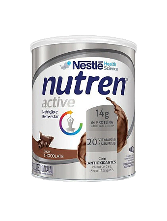 Nutren active Chocolate lata 400g - Nestle