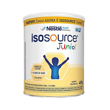 Isosource junior baunilha/lata 400g - Nestle