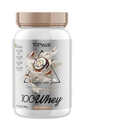 100% Whey Coco com Baunilha 900g - Topway