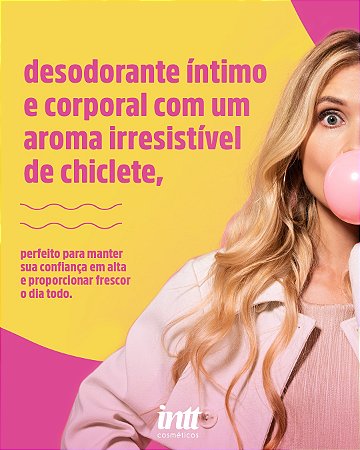 Desodorante Íntimo Chicleteira INTT 166ml (001548)