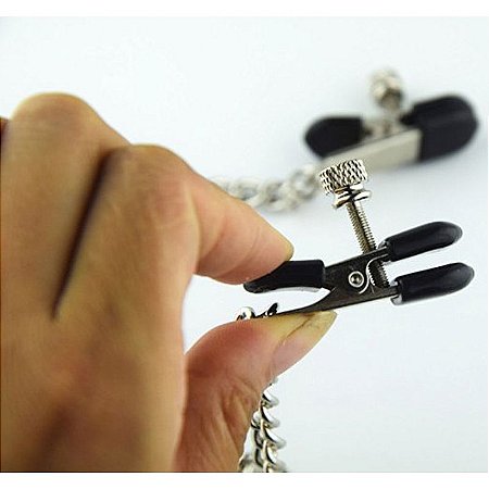Grampos em Metal para Mamilo com Corrente (00902)