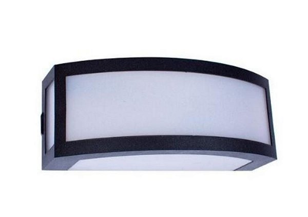 Arandela 28x11x13cm finestra mini 127v/220v 1xe27 preta