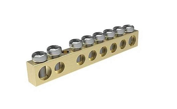 Barramento SOPRANO 2 furos de 6 mm + 2 furos de 5 mm