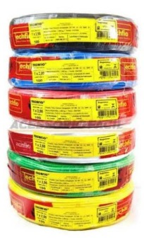 Cabo flex techfio 2,5mm amarelo