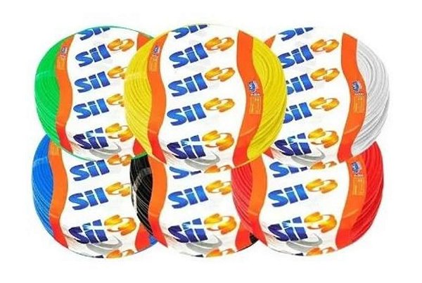 Cabo flex silnax 0,6/1 kv hepr 90c 50,00 verde lc50