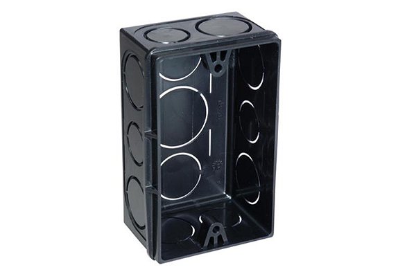 Caixa de luz plasbohn 4x2 preto C/12