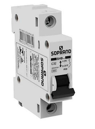 Disjuntor SOPRANO Unipolar 50a