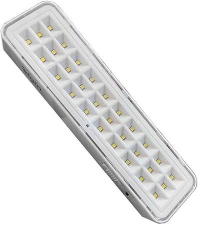 Luminária LED de Emergência elgin 30 leds 6500k