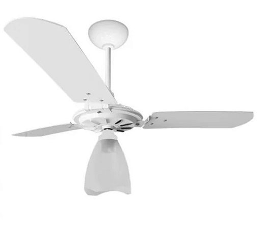 Ventilador VENTEX teto yris 220v branco/br tulipa aberta (103)jrf000007f