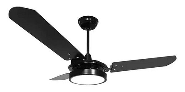 Ventilador VENTEX teto valen led branco frio 6k 127v preto/preto (706)jrf000037f6