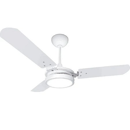 Ventilador VENTEX teto valen led branco frio 6k 127v branco/branco (702)jrf000039f