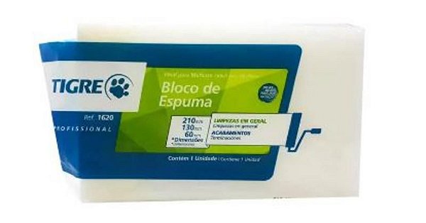 Bloco tigre de espuma C/12
