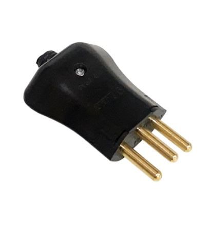Pino macho nbr 14136 3 pinos preto pluzie 9225