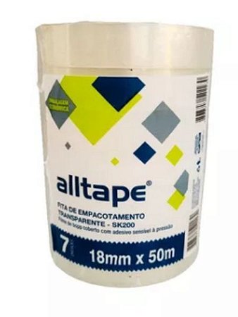 Fita empacotamento alltape 18mmx50mts