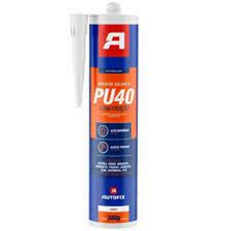pu40  AUTOFIX tubo construção cinza tubo 380g