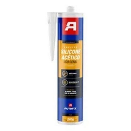 Silicone  AUTOFIX acetico incolor uso geral 240g