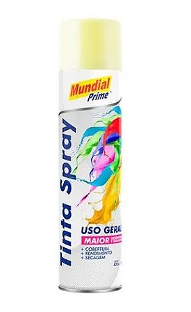 Tinta spray marfim 400ml mundial ug prime