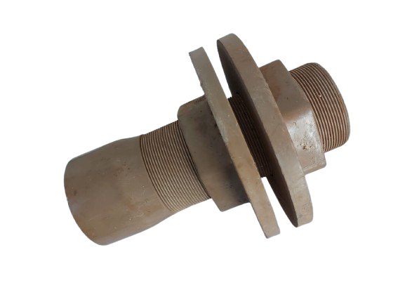 Adaptador tigre marrom c/ flange 85mm x 3'' *