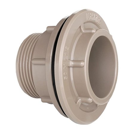 Adaptador plastilit marrom soldável p/caixa dagua lr 32mm x 1" PACOTE C/5