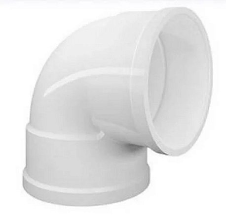 Curva pvc brasil 90° esgoto longa 75mm