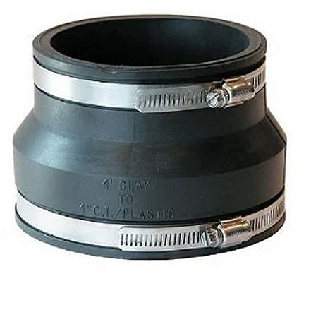 Junta flexivel p/esg adaptador 6" dn 150mm pvc flexivel ceramica > pvc 1002-66