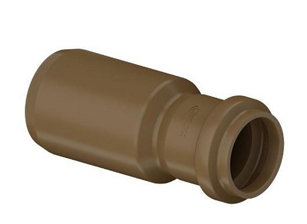 Tee plastubos soldavel marrom 20mm
