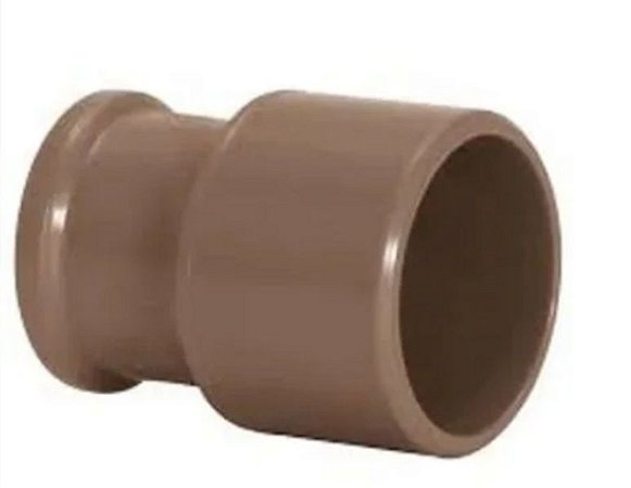 Luva plastilit marrom soldavel 25mm PACOTE C/50